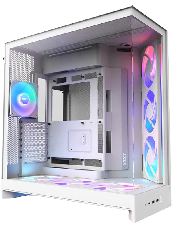 NZXT H9 Flow RGB+ - Wit